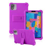 toergy Coque en silicone pour tablette Blackview Link 2 8,68" - Ouverture précise - Anti-chocs et anti-rayures - Réglage multi-angle - Sensation confortable - Violet
