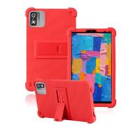 toergy Coque en silicone pour tablette Blackview Link 2 8,68" - Ouverture précise - Anti-chocs et anti-rayures - Réglage multi-angle - Sensation confortable - Rouge