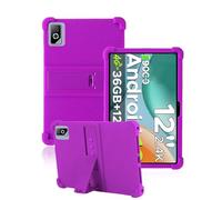 toergy Coque en silicone pour tablette DOOGEE Tab G6 Pro 12" - Étui de qualité supérieure avec ouvertures précises, anti-chocs, anti-rayures, réglage multi-angle et sensation de main confortable