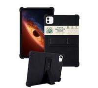 toergy Coque en silicone pour tablette Honor MagicPad4 12,3" - Étui de qualité supérieure avec ouvertures précises, anti-chocs, anti-rayures, réglage multi-angle et sensation de main confortable, noir