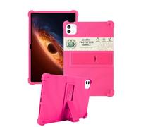 toergy Coque en silicone pour tablette Honor MagicPad4 12,3" - Étui de qualité supérieure avec ouvertures précises, anti-chocs, anti-rayures, réglage multi-angle et sensation de main confortable, rose