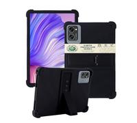 toergy Coque en silicone pour tablette VekfulPC T20 10" - Étui de qualité supérieure avec ouvertures précises - Anti-chocs - Anti-rayures - Réglage multi-angle et sensation de main confortable - Noir