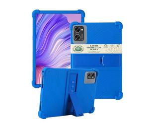 toergy Coque en silicone pour tablette VekfulPC T20 10" - Étui de qualité supérieure avec ouvertures précises - Anti-chocs - Anti-rayures - Réglage multi-angle et sensation de main confortable - Bleu