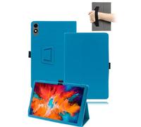 toergy Étui de protection à rabat en cuir synthétique avec porte-stylo et dragonne pour tablette Blackview Tab90 WiFi 11" Noir