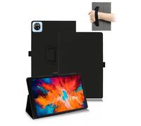 toergy Étui de protection à rabat en cuir synthétique avec porte-stylo et dragonne pour tablette Blackview Tab 20WIFI 10" Noir