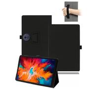 toergy Étui de protection à rabat en cuir synthétique avec porte-stylo et dragonne pour tablette TCL TAB A1 Plus 12,2" Noir