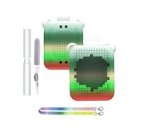 toergy Étui de protection en silicone pour animaux de compagnie Bitzee Interactive Toy Digital Pet - Coque souple anti-chute - Anti-chocs - String et stylo de nettoyage - Protection pour machine