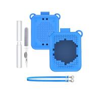 toergy Étui de protection en silicone pour animaux de compagnie Bitzee Interactive Toy Digital Pet - Coque souple anti-chute - Anti-chocs - String et stylo de nettoyage - Protection pour machine