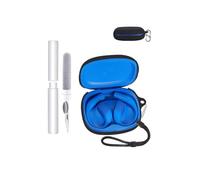 toergy Étui de protection en silicone pour casque de sport sans fil JBL Endurance Zone, résistant aux chocs, imperméable, doux et durable, avec cordon, porte-clés et outil de nettoyage, noir