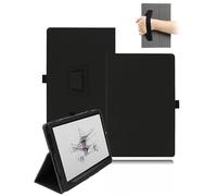 toergy Étui de protection pour BOOX Note Air5 C 10,3" 2025 avec dragonne, support et fonction anti-chute - Design fin et simple - Noir