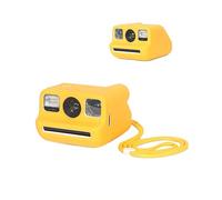 toergy Étui de protection pour Polaroid Go, respectueux de l'environnement, en matériau durable, étui de voyage pratique avec découpes précises, anti-chocs et anti-poussière, jaune