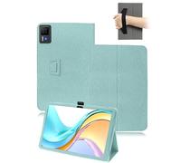 toergy Étui de protection pour tablette DOOGEE U13 13" avec dragonne, support et fonction anti-chute - Design fin et simple - Vert