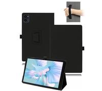 toergy Étui de protection pour tablette VekfulPC T20 10,1" avec dragonne, support, fonction anti-chute - Design fin et simple - Noir