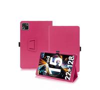 toergy Étui de protection pour tablette Whitedeer G13 Android 15 avec dragonne, support et fonction anti-chute - Design fin et simple - Violet