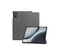 toergy Étui magnétique à trois volets pour TABWEE W90 11" - Étui en cuir synthétique anti-chute avec mise en veille/réveil automatique, résistant aux chocs et aux rayures, gris
