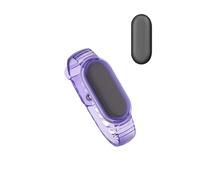 toergy Étui pour haut-parleur PLAUD NotePin VoiceRecorder avec trous précis et matériau TPU souple, résistant aux rayures, aux chocs, lavable, violet transparent
