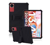 toergy Étui pour tablette TECLAST T65 Plus 13,4" 2025, ouverture précise, anti-chocs et anti-rayures, en silicone, réglage multi-angle, sensation de main confortable, noir