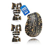 toergy Lot de 2 bandes antidérapantes pour souris Logitech Lift Vertical, résistant à la transpiration, facile à utiliser, design autocollant, kit de mise à niveau de souris professionnel, motif