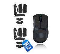 toergy Lot de 2 bandes antidérapantes pour souris Razer DeathAdder V4 Pro, résistant à la transpiration, facile à utiliser, design autocollant, kit de mise à niveau de souris professionnel, motif