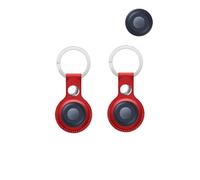 toergy Lot de 2 coques de protection en silicone pour Motorola Moto Tag Smart Anti-perte Tracker Porte-clés - Couverture durable et élégante, imperméable, anti-chute, rouge