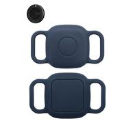 toergy Lot de 2 coques de protection pour tracker Mili anti-perte - Coque durable et élégante, imperméable, anti-chute - Bleu foncé