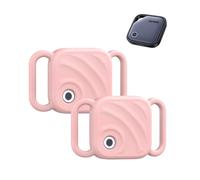 toergy Lot de 2 coques en silicone pour UGREEN FineTrack Smart Tag | Compatible avec UGREEN FineTrack. Collier en silicone résistant aux chocs avec motif vague, fixation pour chiens et chats