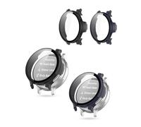 toergy Lot de 2 étuis compatibles avec Garmin Lily 2 / Lily2 Smartwatch - Design intégré pour une protection ultime de la montre intelligente, PC + film trempé d'écran, protection contre les rayures