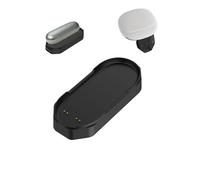 toergy Station de charge pour enregistreur vocal PLAUD Notepin Ai - Compact et portable, adaptateur de charge magnétique stable, noir (base séparée + sac de rangement portable en silicone inclus)