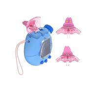toergy Tamagotchi Paradise Top Cover - Anti-chute - Anti-chocs - Avec string - Accessoire électronique pour animaux de compagnie - Pour machine virtuelle de jeu d'animaux de compagnie (oreilles roses)