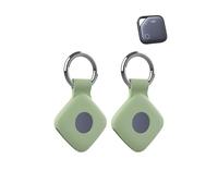 toergy UGREEN Lot de 2 coques anti-perte en silicone avec porte-clés, étanches et anti-chute, durables et élégantes, pour chiens et chats, vert