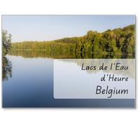 Toeristic Pictures of The Lacs De L'eau D'heure Situé dans Le District Sud de la Province Henegouwen. Rivières et le plus grand barrage de Belgique avec le Skywalk. L'eau d'heure, aimant de