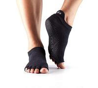 Toesox - Chaussettes de Yoga/Danse antidérapantes L Noir