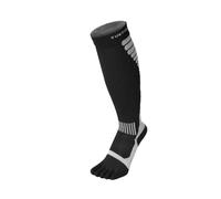TOETOE - Chaussettes de compression pour homme et femme CoolMax Toe Socks (1 paire), noir, 3.5-6