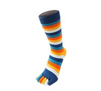 TOETOE - ESSENTIAL - Mid-Calf Stripy Toe Socks