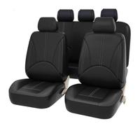 Toets Housses Siege Voiture Ensemble Complet pour Subaru Leone 2011-2025, Couverture Cuir Siege Avant Et ArrièRe Nonslip Respirant Accessoires Interieur,B/Black