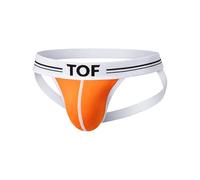 TOF Paris - sous-vêtement Jockstrap Hommes - French Jock Orange - 1x Taille L