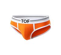 TOF Paris - sous-vêtement Slips Hommes - French Brief Orange - 1x Taille L