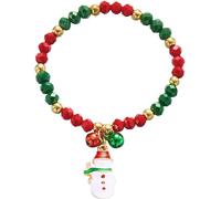 TOFBS Bracelet Femme Noël Perles Colorées avec Charme Sapin de Noël Bijoux Cadeau Anniversaire Femme Bracelet Brésilien Mode