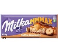 Toffee Ganznuss - Barre de chocolat saveur Noix de caramel entière - Dégustation gourmande et intense d'un chocolat fin et aromatique - Super idée de cadeau - Compatible avec milka - 300g