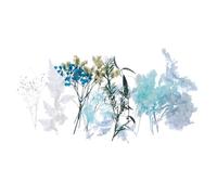 Tofficu 1 Boîte Fleurs Séchées et Pressées Véritables Matériaux Floraux Faits Main Fleur Séchée , Bleu Décoration DIY , pour Scrapbooking et Fabrication de Carnets