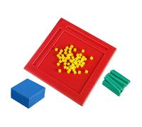 Tofficu 1 Ensemble Cubes Mathématiques Éducatifs Colorés pour Garçon Fille Manipulatifs de Comptage pour Apprentissage des Mathématiques Outil Didactique pour Développement Cognitif et
