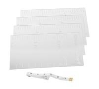 Tofficu 1 Ensemble D'Autocollants De Hauteur Sur Le Mur Règle De Hauteur Pour Enfants Miroir Tableau De Croissance Miroir Mural Autocollant De Hauteur Élégant Miroir Tableau De