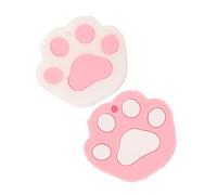 Tofficu 1 Jeu Couvre Clé Forme De Patte De Chat Accessoires Mignons Pour Femmes Protection Pratique Décorative 2 Pièces