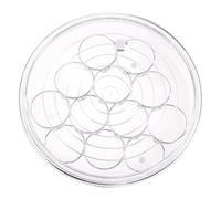 Tofficu 1 Pièce Boîte de Rangement pour Œufs Transparent avec Couvercle Organisateur de Réfrigérateur Empilable Bac de Stockage pour Œufs Design Stable et Gain de Place Facile à Prendre