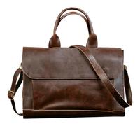 Tofficu 1 Pièce Sacoche Bandoulière Homme PU à Portable pour Ordinateur de Voyage Professionnel pour Bureau Études