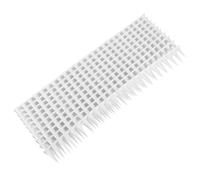 Tofficu 10 Ensembles Kit Pics Anti-Pigeons Plastique Blanc pour Protection Jardin Balcon et Clôture Dissuasion Oiseaux et Intrus Installation Murale et Extérieure