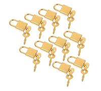 Tofficu 10 Ensembles Mini Padlocks With Keys Vintage Treasure Box Lock For Jewelry Box Travel Bag Diary Portable Small Padlock Accessory