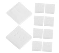 Tofficu 10 Ensembles Miniature House Building Kit Realistic Mini Switches Sockets for Dollhouse Decoration Sustainable Materials for DIY Model Scenes