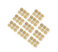 Tofficu 10 feuilles Lot de Autocollants à Gratter Ronds DIY Étiquettes Adhésives pour Cartes de Récompense Stickers à Gratter Faciles à Utiliser pour Fête et