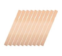 Tofficu 10 Pièces Agitateur de Peinture en Bois pour Loisirs Créatifs et | Finition Lisse, Léger et Beige, pour Créations Artistiques ou Tâches Industrielles